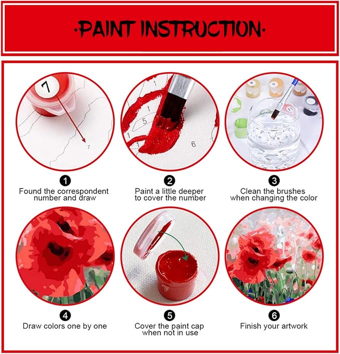 Mosaflare Lily Flower Paint by Numbers for Adults Beginner 12X16 inch | Adult Paint by Number Kits on Canvas, DIY Acrylic Oil Easy Painting by Numbers for Home Wall Decor (Without Frame)