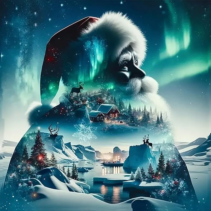 Meothan Diamond Art Kits for Adults Christmas Diamond Painting Kit 12x12in