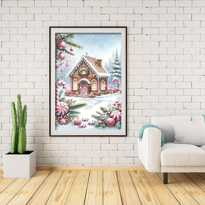 askkqtx Christmas Diamond Art Kits for Adults 12X16 Inch