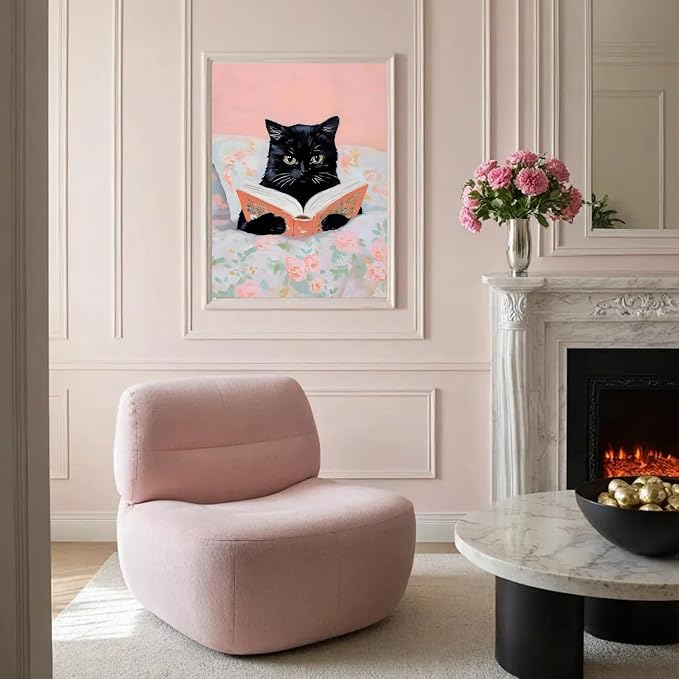 Black Cat Diamond Art Kits for Adults Diamond Painting Kit for Beginner
