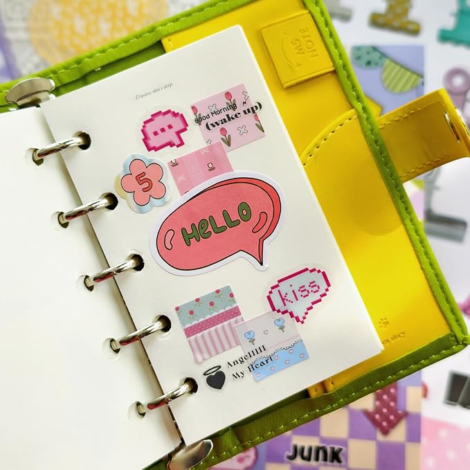 PRSTINCOL Vintage Sticker Book 42 Pages 800 Plus Stickers Mixed Designs