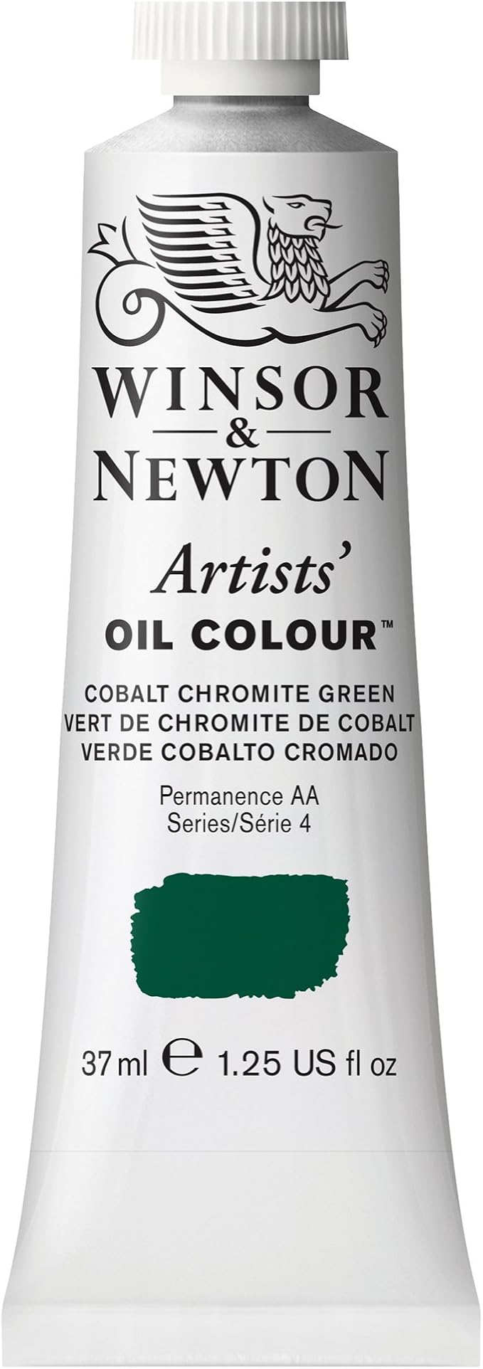 Winsor & Newton Artists' Oil Paint, 37ml Tube, Cobalt Chromite Green