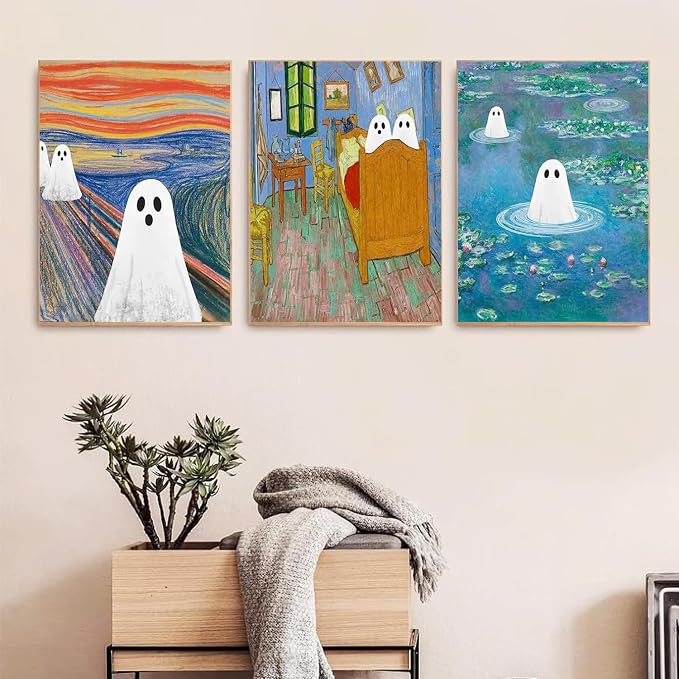 9 Pack Ghost Diamond Art Kits for Adults Cute Diamond Painting Kit Beginner
