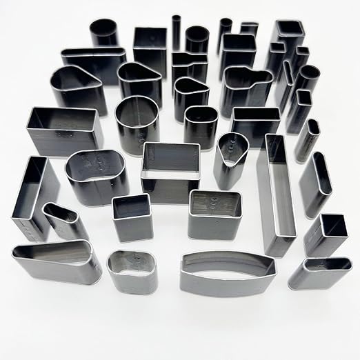 40 PCS Multiple Shapes Hollow Punch Cutter Tool, 39 PCS Leather Hole Punch Tool with Perforated Matting, Leather Crafting Tools for DIY Leather Crafts