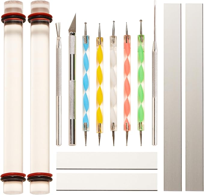 14 Pcs Clay Tools & Pottery Tools Kit, Polymer Clay Earring Making Kit