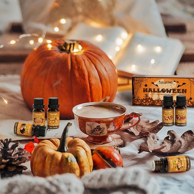 SALKING Halloween Fragrance Oils, Essential Oils Set for Diffuser for Home