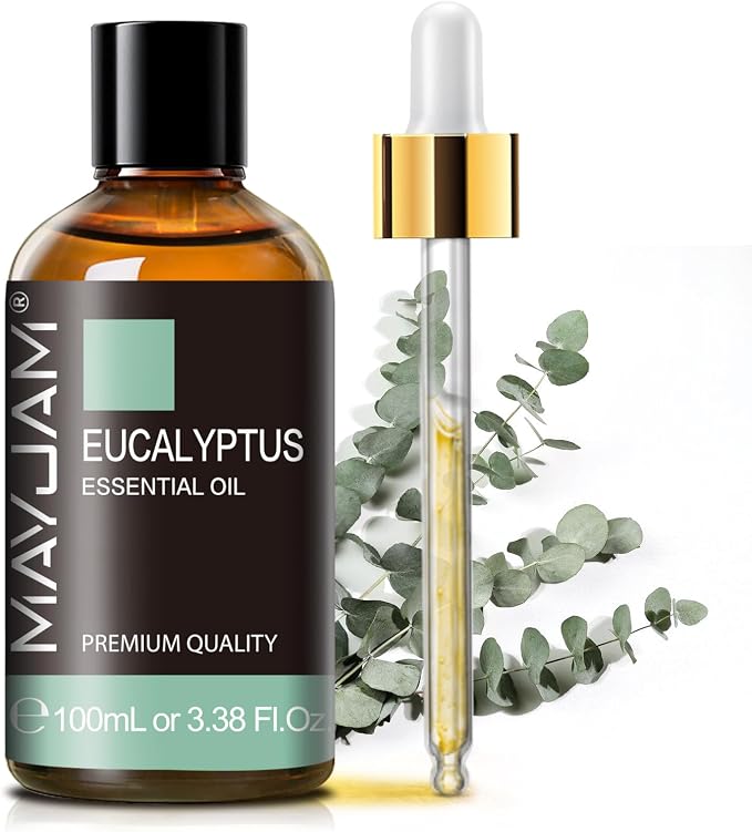 MAYJAM Eucalyptus Essential Oil for Diffuser Skin Care, 3.38FL.OZ