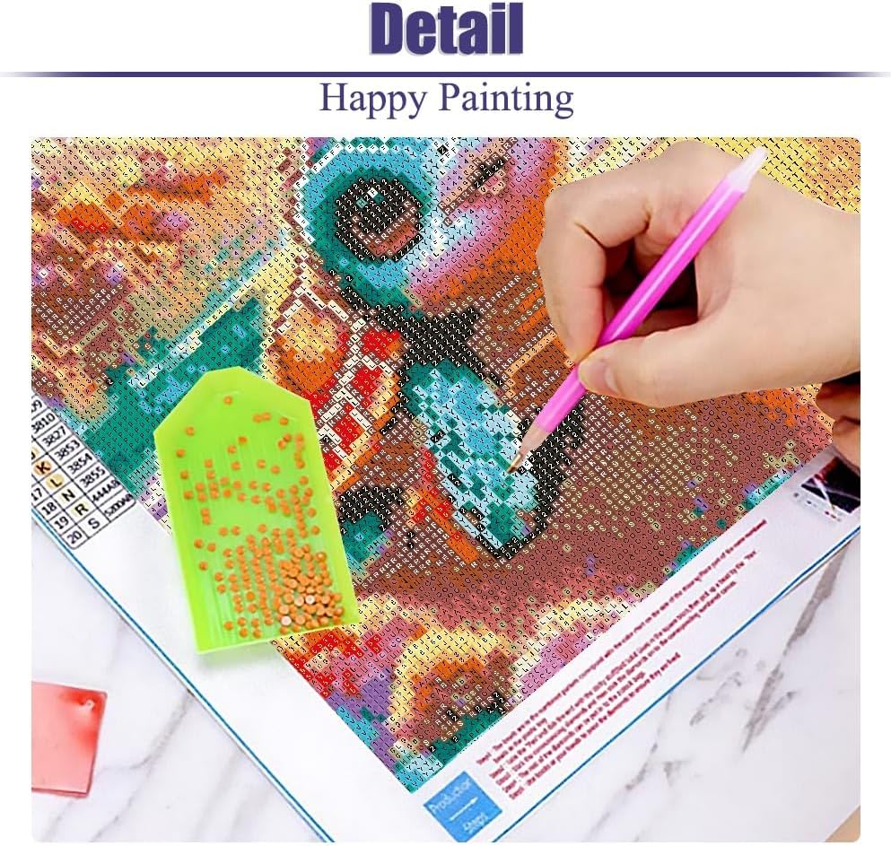 AOSGEDY Adorable Sea Turtle Beach Diamond Painting Kits for Adults, 5D Seaside Sunset/Flowers Diamond Art Kits for Beginners, DIY Full Drill Paint with Diamond, Home Wall Decor 14 x 14 Inch
