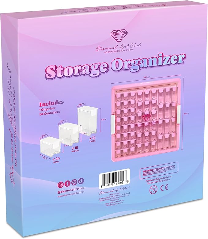 DIAMOND ART CLUB Diamond Painting Storage Organizer
