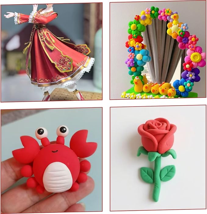 Air Dry Clay Lightweight, Flexible Modeling Clay for Adults Arts and Crafts