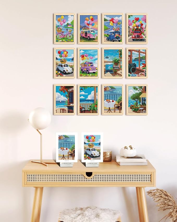 forever young Minigem Sea Echo & Dream Journey Diamond Art Kits, 5x7in Card