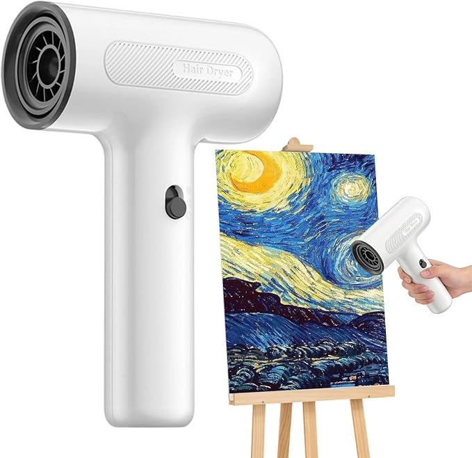 Watercolor Dryer - Cordless Craft Blower | Rechargeable Cordless