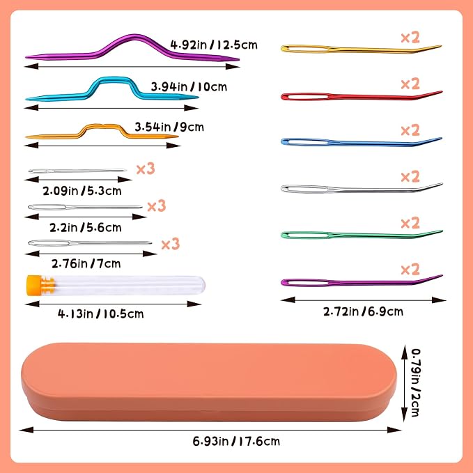 ZMAAGG Yarn Needle, Tapestry Needle, Darning Needles, Cable Needle