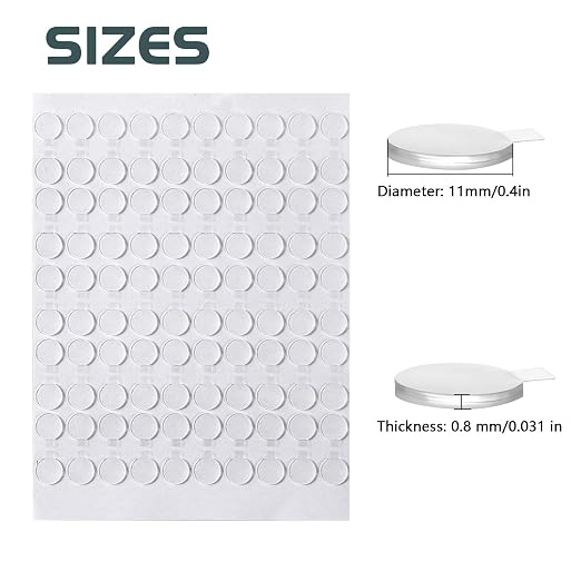 Adhesive Stick dots Two-Sided Sided Mounting Putty Stick Tack for Wall Hanging Crafts Balloons Festival Party Decorations,Clean Removable(0.4"*0.4"-500)