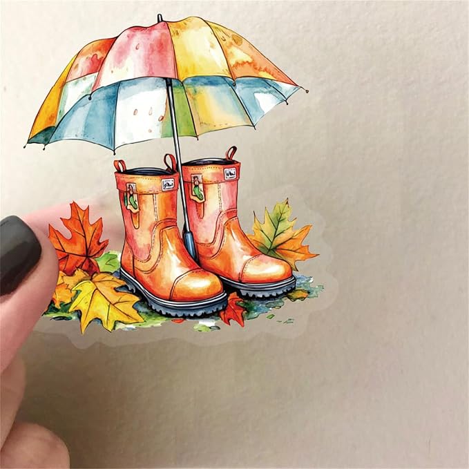 50 Pieces Vintage Orange Rose Floral Transparent Stickers for Scrapbooking, Self-Adhesive Scrapbooking Stickers Supplies Journal Stuffers for Adult Card Making Letters DIY