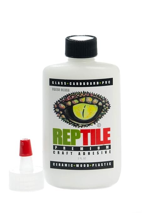 REPTILE Premium Craft Adhesive 2 oz Dries Clear-Order and Ship Above 40 Degrees F