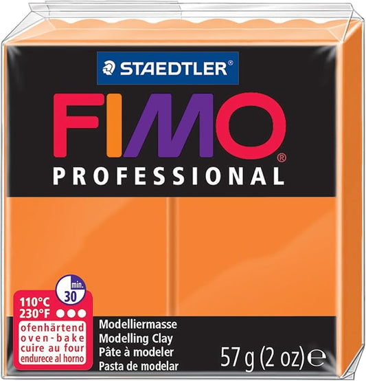 Staedtler Fimo Professional Soft Polymer Clay, 2 oz, Orange (EF8005-4)