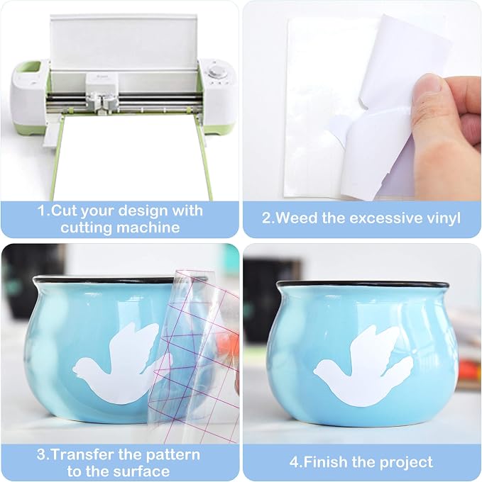 Prime Vinyl Permanent Vinyl - 67 Pack 12" x 12"- Assorted Colors Self Adhesive Vinyl Compatible with All Cutting Machines, Home Decor, Window, Mug, Party Decal