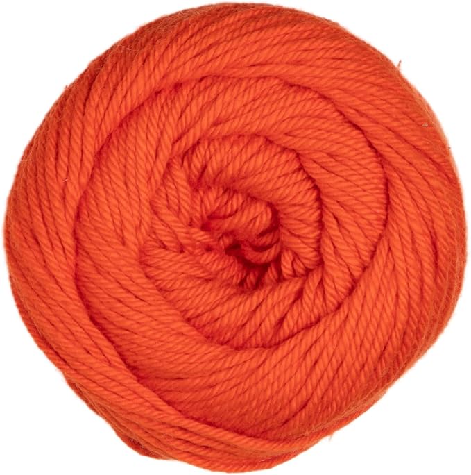 Knit Picks Dishie Orange Worsted Weight 100% Cotton Yarn for Crocheting