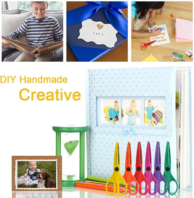 UCEC Decorative Edge Craft Scissors for Kids, Adults, Scrapbooking