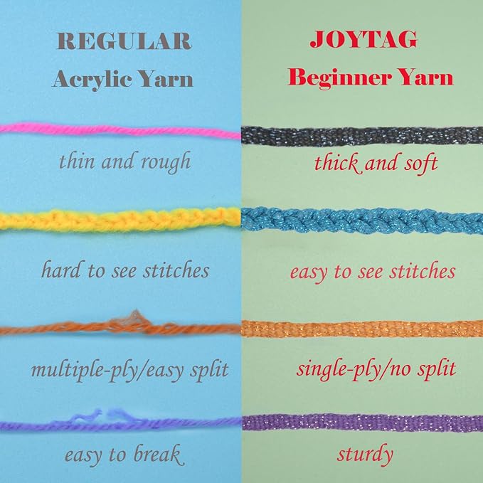 3 Pack Lake Blue Sparkle Yarn for Crocheting and Knitting,Lake Blue Metallic Glitter Crochet Knitting Yarn for Beginners with Easy-to-See Stitches Easy Yarn for Beginners Crochet Kit(3x50g)