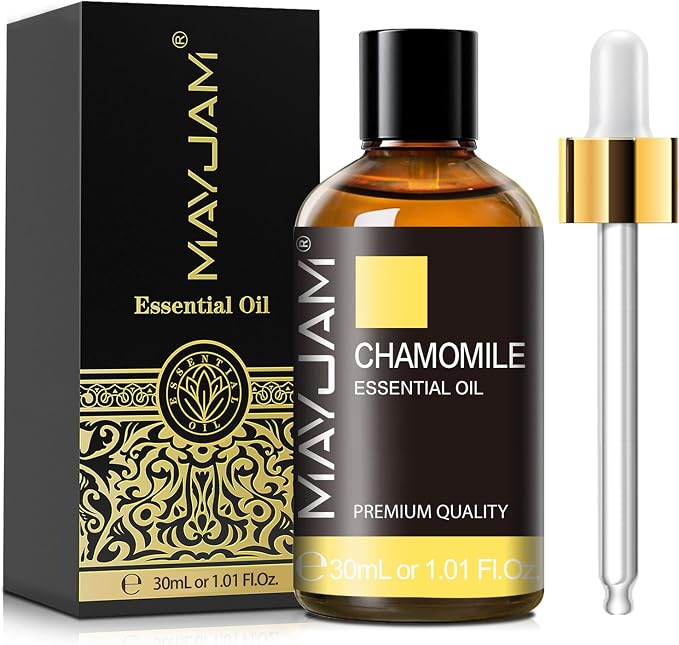 MAYJAM Chamomile Essential Oil for Diffuser Soap Candle Making, 1.01fl.oz