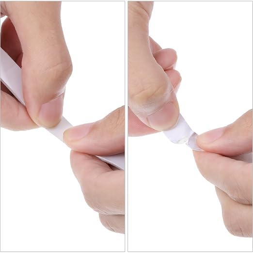 Tatuo 2 Rolls Double Sided Foam Tape for Mounting,1/2 Inch by 50 Feet,White