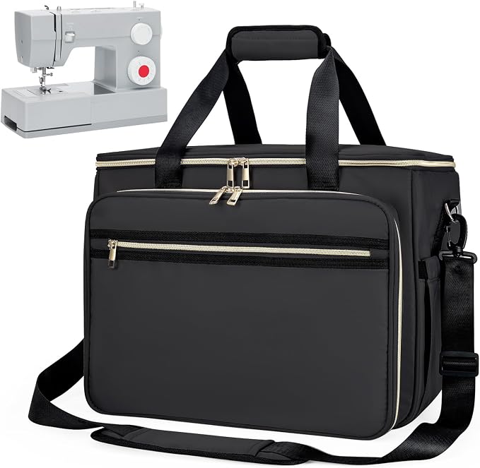 Anitor Sewing Machine Carrying Case with Removable Bottom Padding
