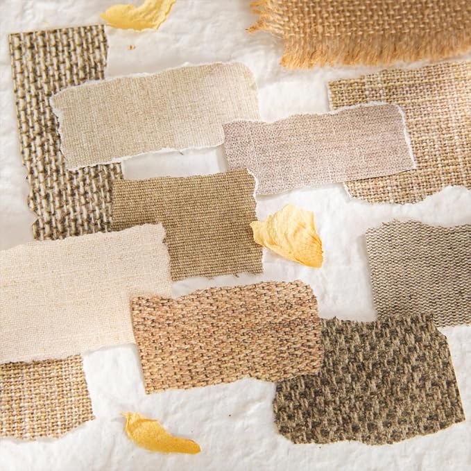 84 Sheets Textured Scrapbook Paper & 3D Embossed Collage Paper | 2.4 x 3.2 & 3.4 x 4.9 in | Deckled Edge | 3D Embossed | Junk Journaling | Mixed Media | Card Making