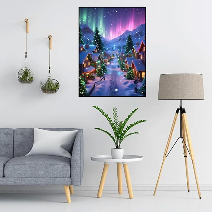 Lophomie Diamond Art Kits for Adults, 5D Christmas Diamond Painting Kits
