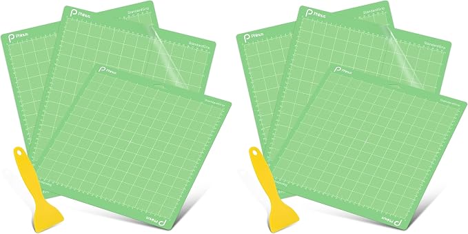 6 Pack Standard Grip Mat 12x12, Reusable Cutting Mats for Crafts, Cutting Mats for Maker 3/Maker/Explore 3/Air 2/Air/One
