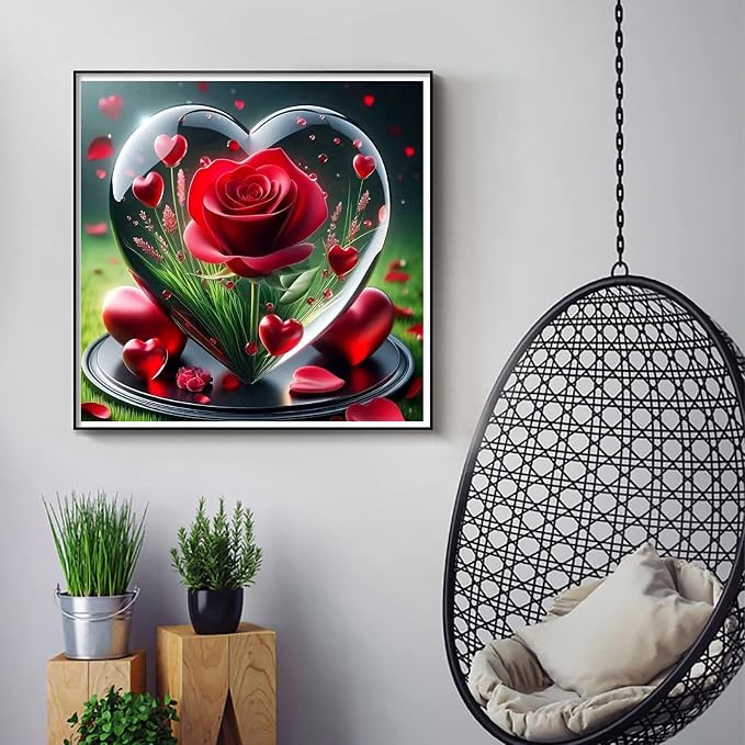 NZNANCHU DIY Paint by Numbers for Adults,Painting by Number Kits on Canvas,Color by Numbers for Beginner,Gifts Decor for Home Wall Room (Flower)