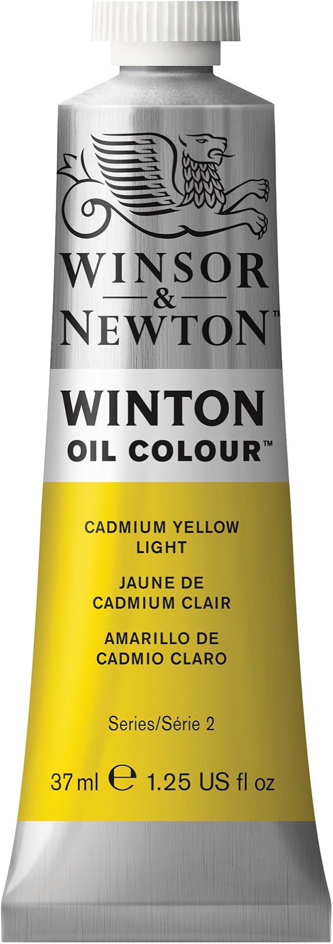 Winsor & Newton Winton Oil Color, 37ml Tube, Cadmium Yellow Light | High-quality pigments, Durable, Lightfast, Permanent, Uniform Consistency, Great Pigment Load