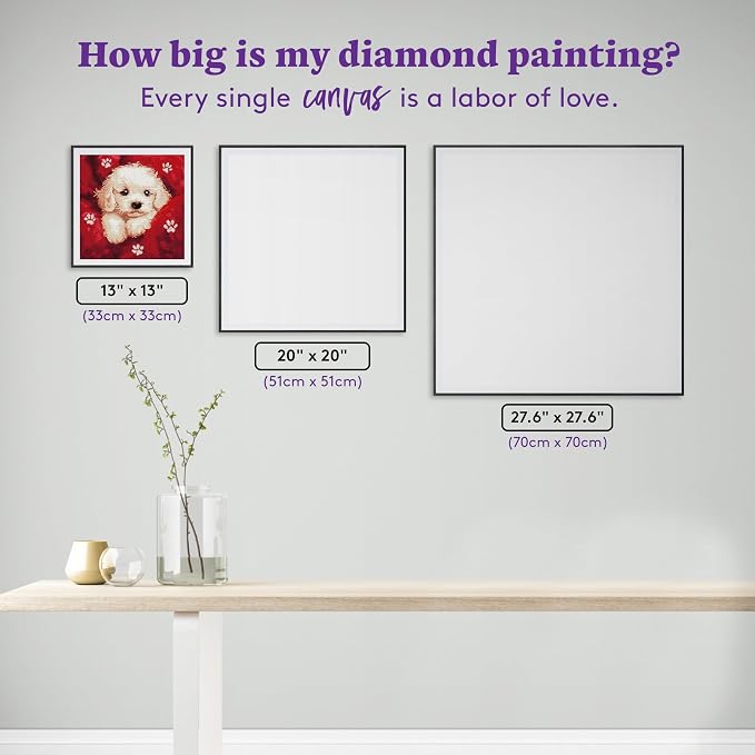 DIAMOND ART CLUB Cuddles Diamond Art Kits for Adults