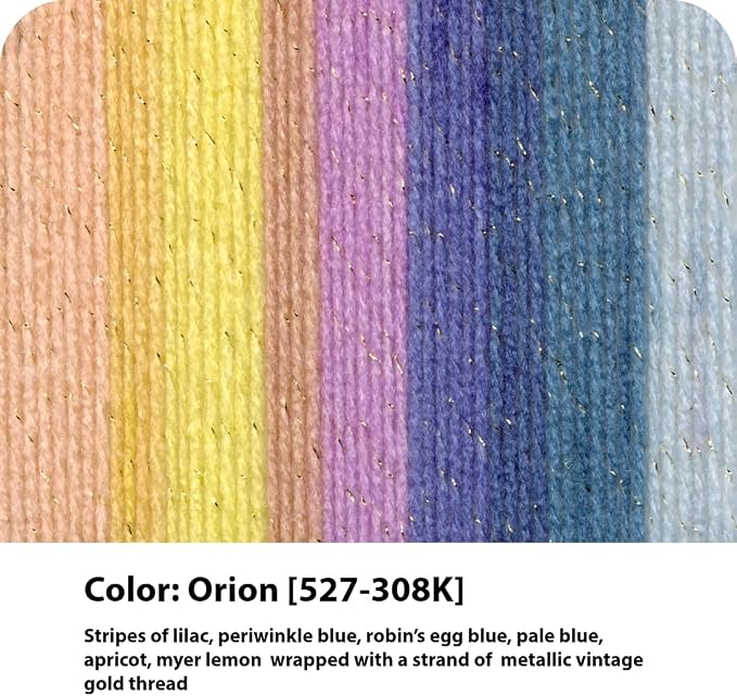 Lion Brand Yarn Mandala Sparkle Yarn, Orion, 1 Skein