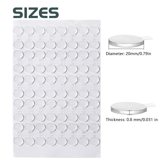 Adhesive Stick dots Two-Sided Sided Mounting Putty Stick Tack for Wall Hanging Crafts Balloons Festival Party Decorations,Clean Removable(0.79"*0.79"-180)