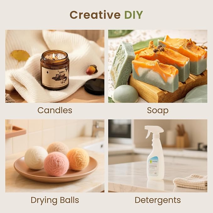HIQILI Citronella Oil for Homemade Sprays & Diffuser