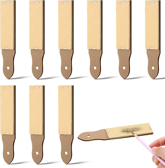 Demissle Sandpaper Sharpener Drawing Tool for Artists, 9 Pcs