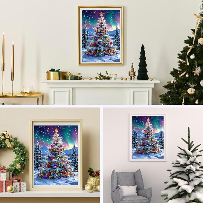Lophomie Diamond Art Kits for Adults, 5D Christmas Diamond Painting Kits