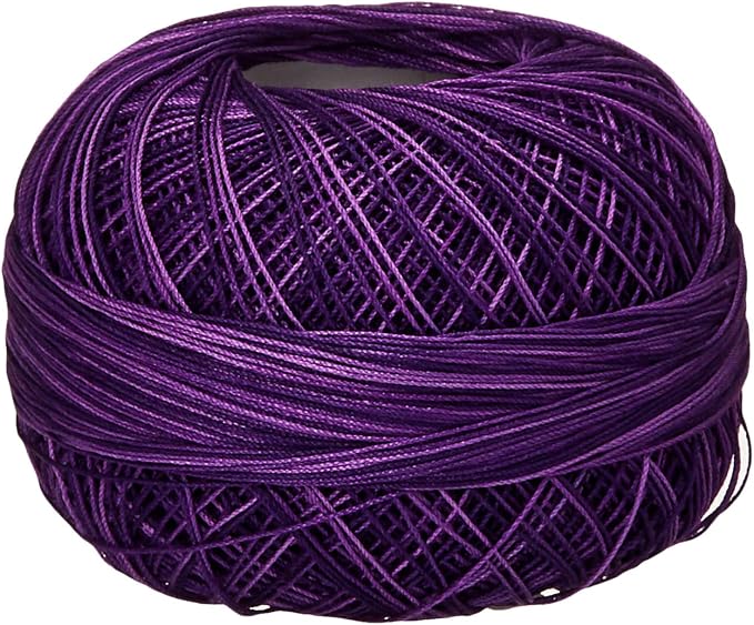 Lizbeth Size 80 HH80177 HH80 Cotton Thread 184 Yds 10G, Elderberry Jam
