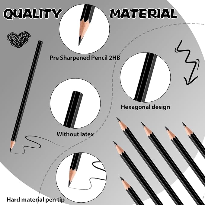24 PCS Red Black Colored Pencils, Pre-sharpened Professional Wooden Art Pencils Set for Artists Painting | Premium Drawing Sketching Supplies (Red Black)