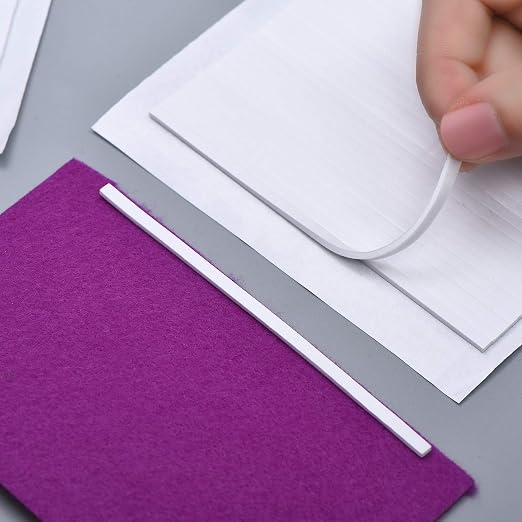 Outus 1000 Pcs Foam Strips with Adhesive, Double Sided Foam Tapes, 3.9 Inch