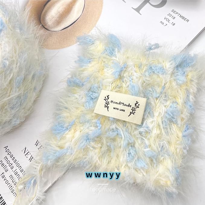 Artisanal Yarn Fancy Yarn Multifiber Blended Yarn Novelty Colorful Soft