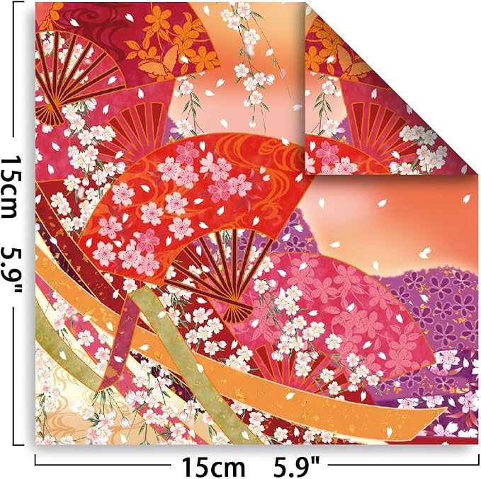 6x6" Origami Paper,100Sheets Double Sided Colored Paper,Square Craft Paper