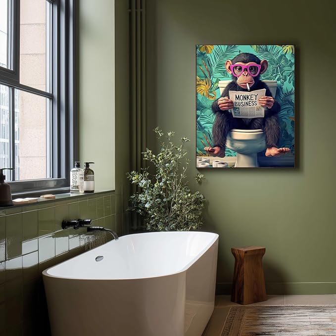 Paint by Numbers for Adults Monkey, Paint by Numbers Kit for Adults 16x20in