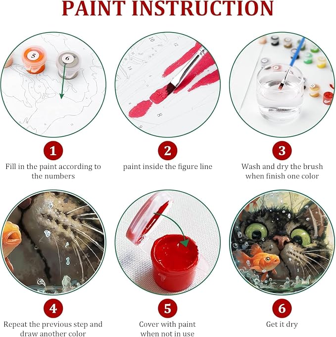 WUDWL Paint by Numbers Kit for Adults Beginner, with Framed