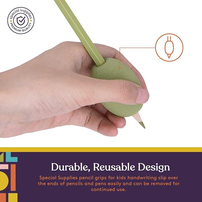 Special Supplies Egg Pen-Pencil Grips for Kids and Adults