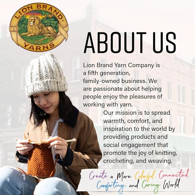 Lion Brand Yarn Hometown Yarn, Super-Bulky Yarn for Knitting, Crocheting, and Crafting, 1 Pack, Catskills Corner | Super Bulky Acrylic Fiber for Warm Crochet Blankets, Knit Winter Hats, Chunky Cardigans, Soft Scarves, Weaving