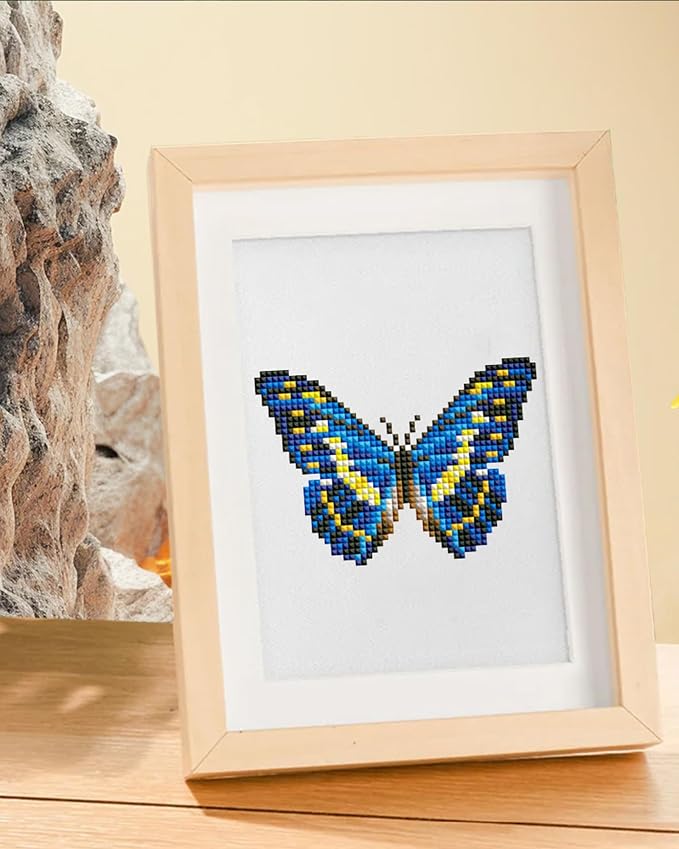 PeakLuv Mini Diamond Art Kits Butterfly Small Diamond Painting Kits