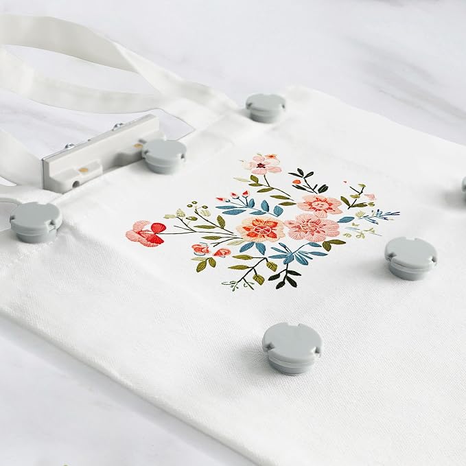 Sew Tech Magnetic Embroidery Hoop for Brother, 5x12in 130x300mm Round SA445 | Fits PE900 SE2000 PE800 PE780D PE770 PE700 SE2100 SE1950 SE1900 NS1250E NS2850D Brother; Baby Lock Bloom Accord Ellure